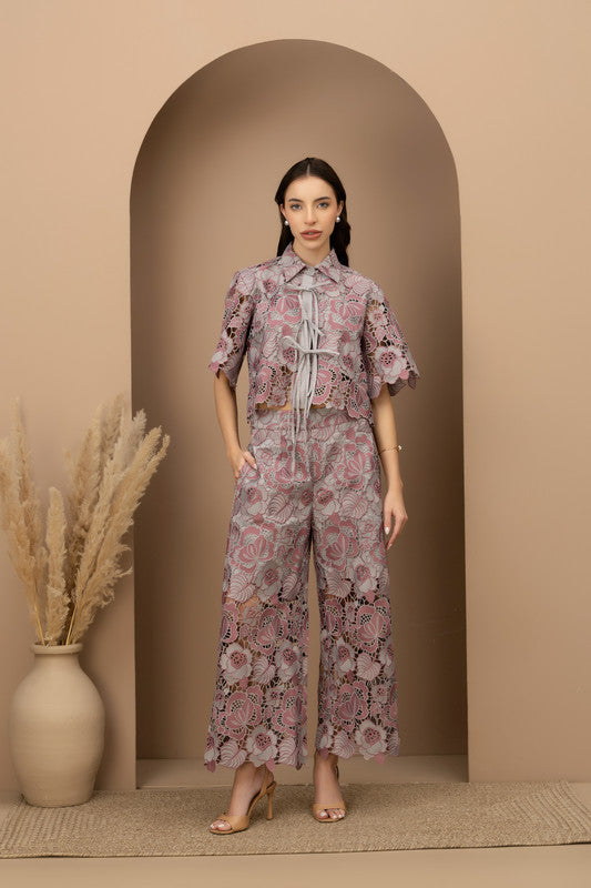 Bella Crop Shirt & Pants Set