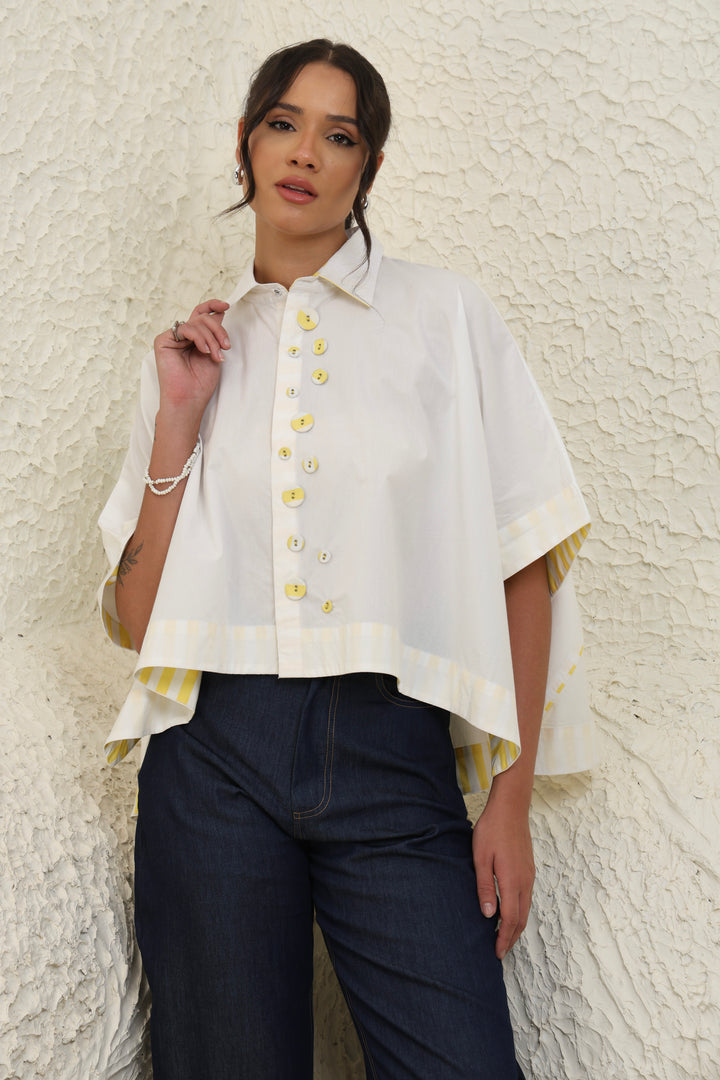 Bianco Cape Shirt