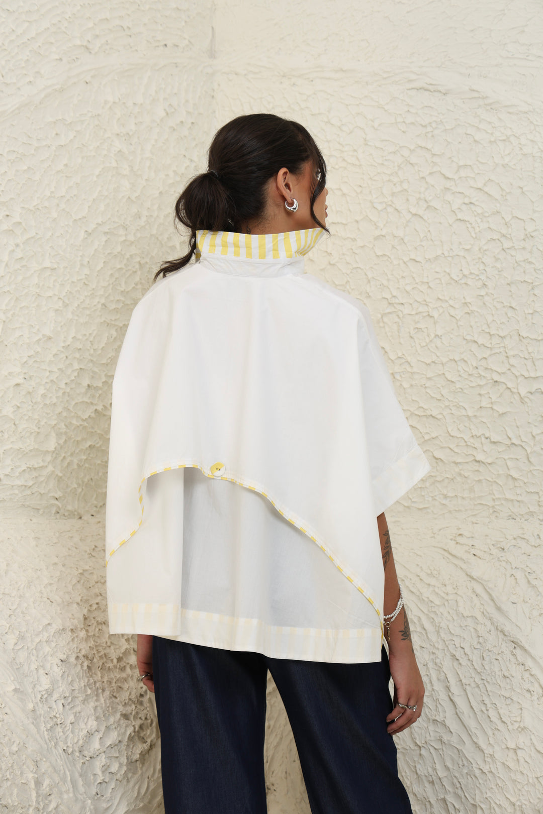Bianco Cape Shirt