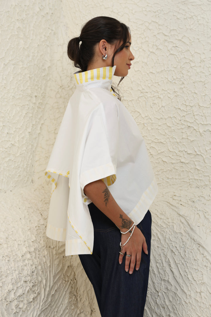 Bianco Cape Shirt