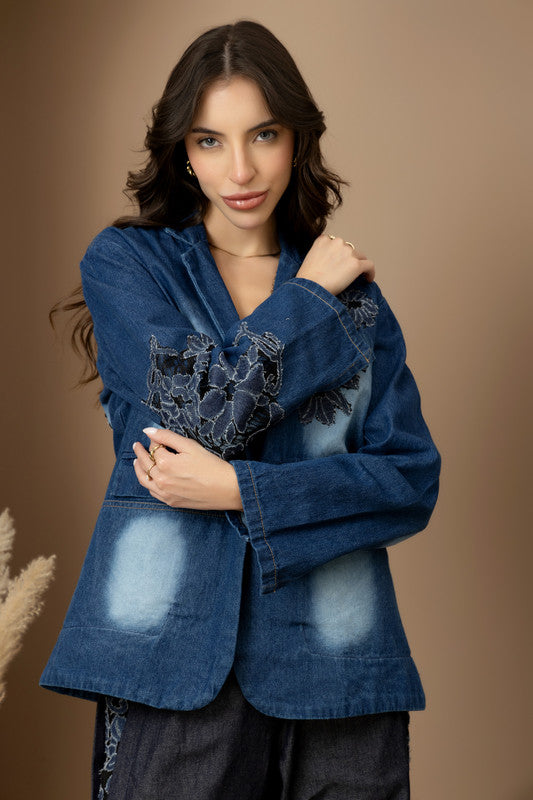 Mabel Blazer & Barrel Jeans Set
