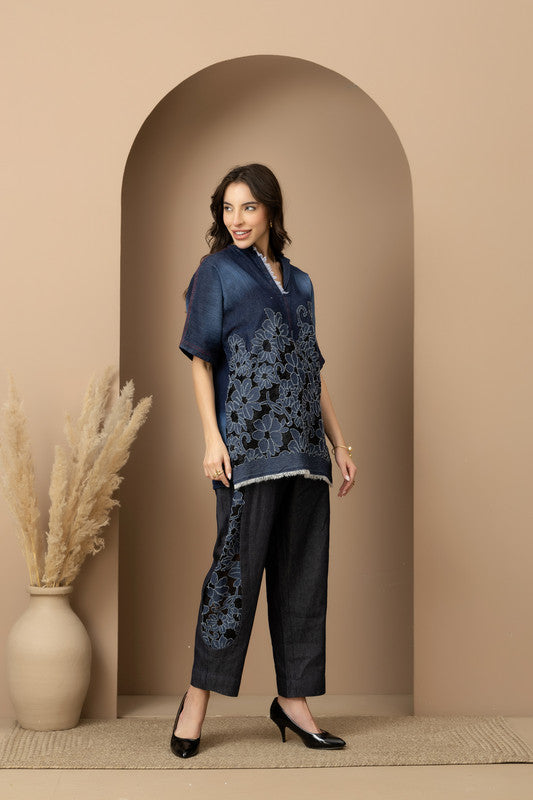 Mila Shirt & Barrel Jeans Set