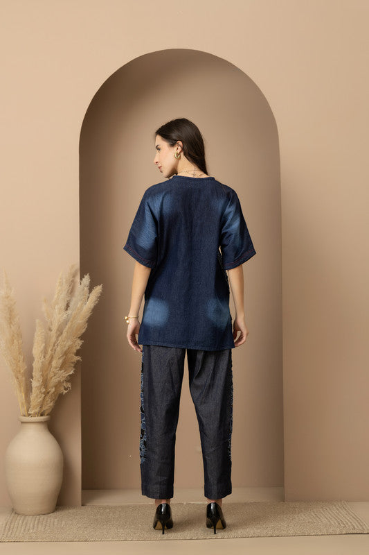Mila Shirt & Barrel Jeans Set