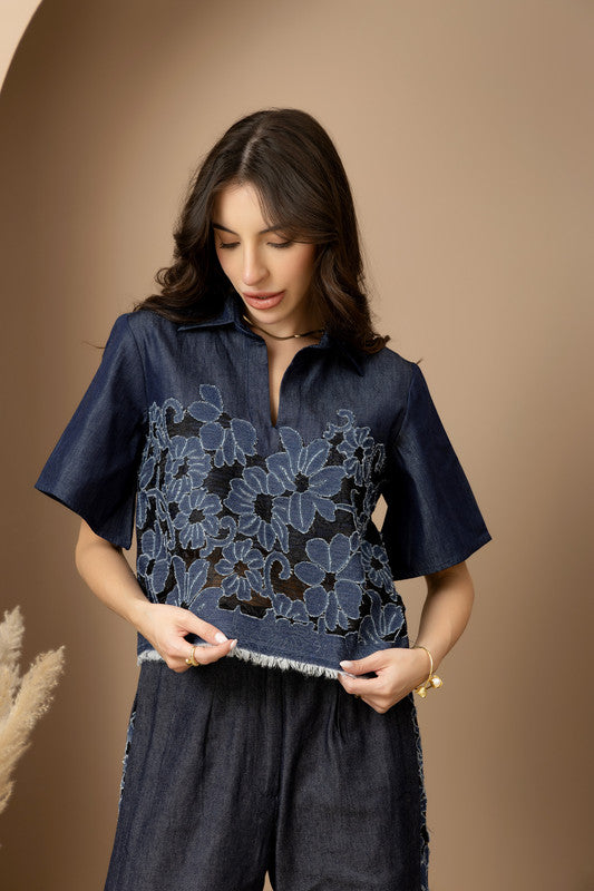 Wrena Crop Shirt