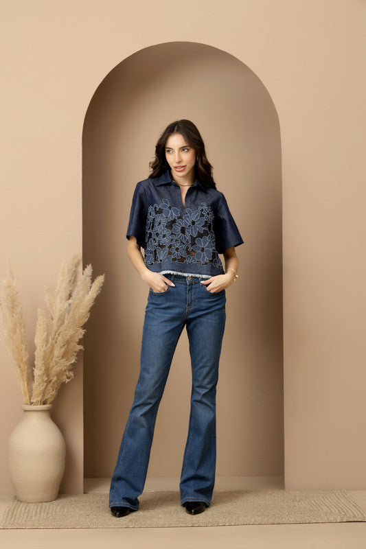 Wrena Crop Shirt