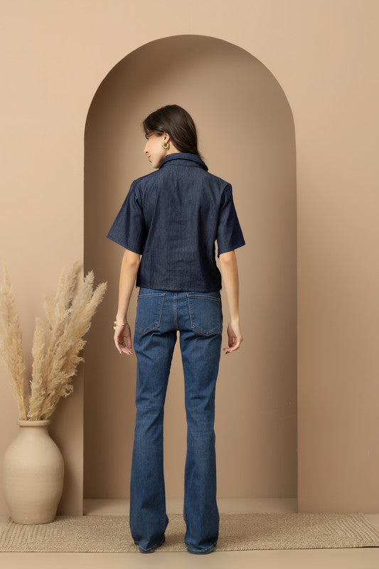 Wrena Crop Shirt