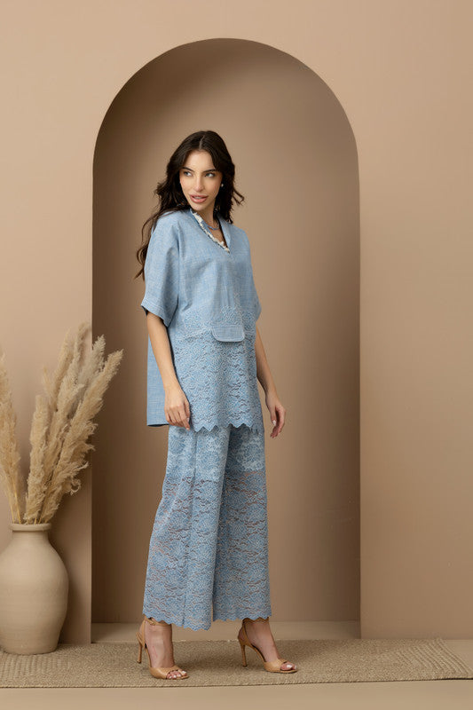 Hydrangea Shirt & Pants Set