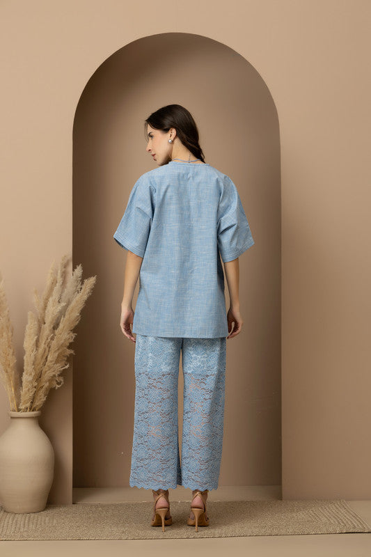 Hydrangea Shirt & Pants Set