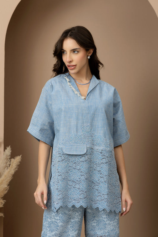 Hydrangea Shirt & Pants Set