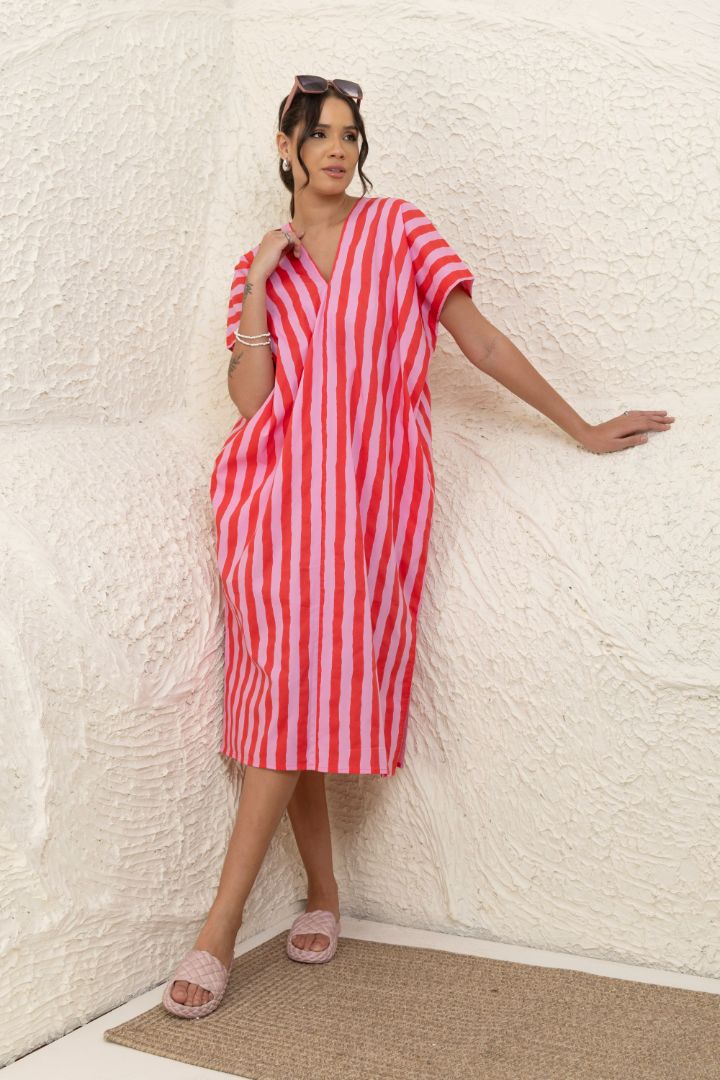 Lampone Kaftan Dress