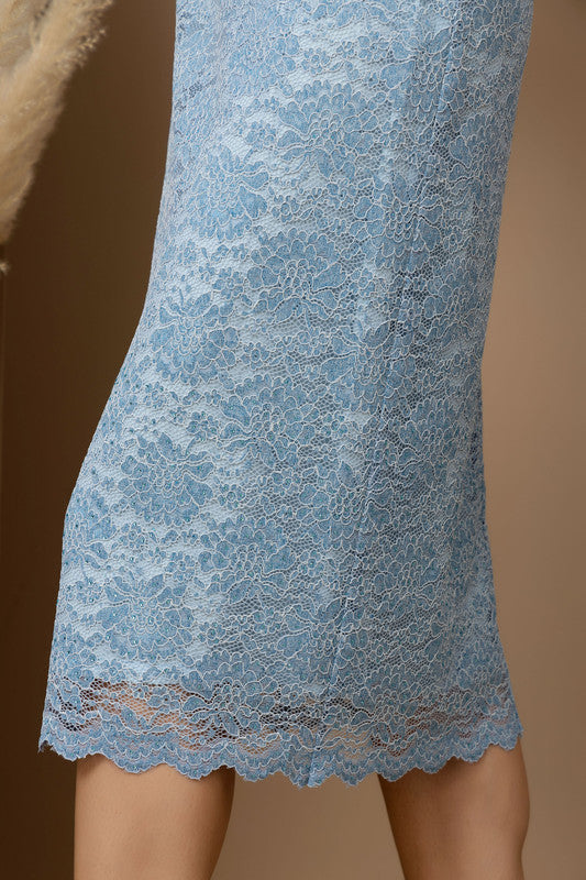 Hydrangea Crop Shirt & Skirt Set