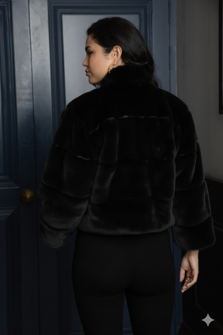 Onyx Fur Jacket