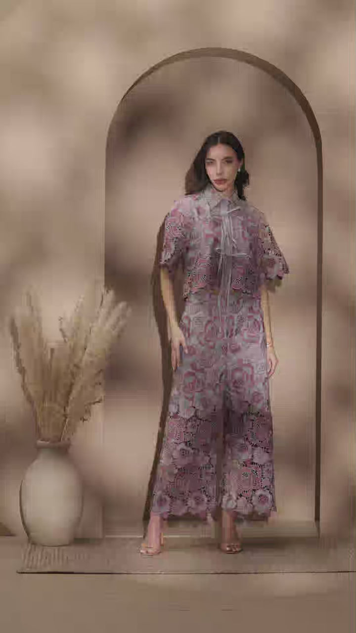 Bella Crop Shirt & Pants Set